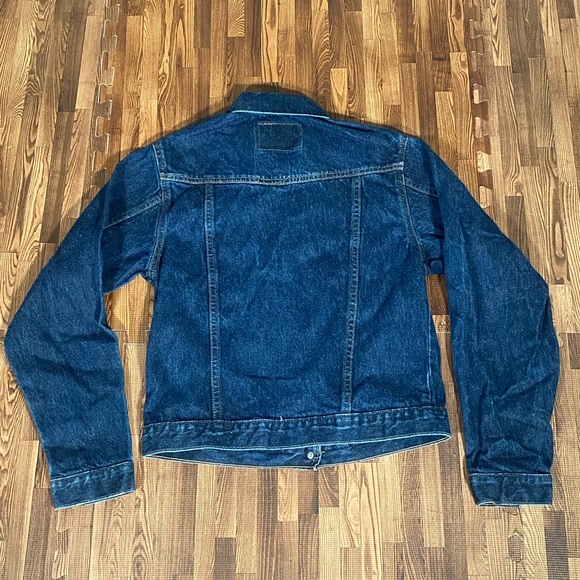 Vintage Levi's White Tab Denim Trucker Jean Jacket Size Youth XL 37488 - Picture 5 of 5